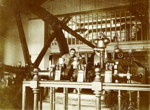 Prenos snage sa dinamo masine na strugove u VTZ oko 1908  
